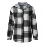 Women's plaid jacket with hood – 5 colors