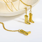 Cowgirl Boot Necklace