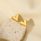 Golden Heartbeat Earrings