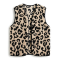 Libby | Mouwloos Damesvest met Luipaardprint
