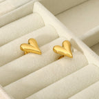 Golden Heartbeat Earrings