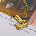 Cowgirl Boot Necklace