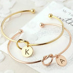 Belle Initial Bangle