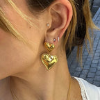Heart Drop Earrings