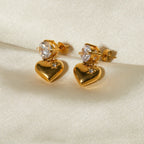 Mila Heart Earrings