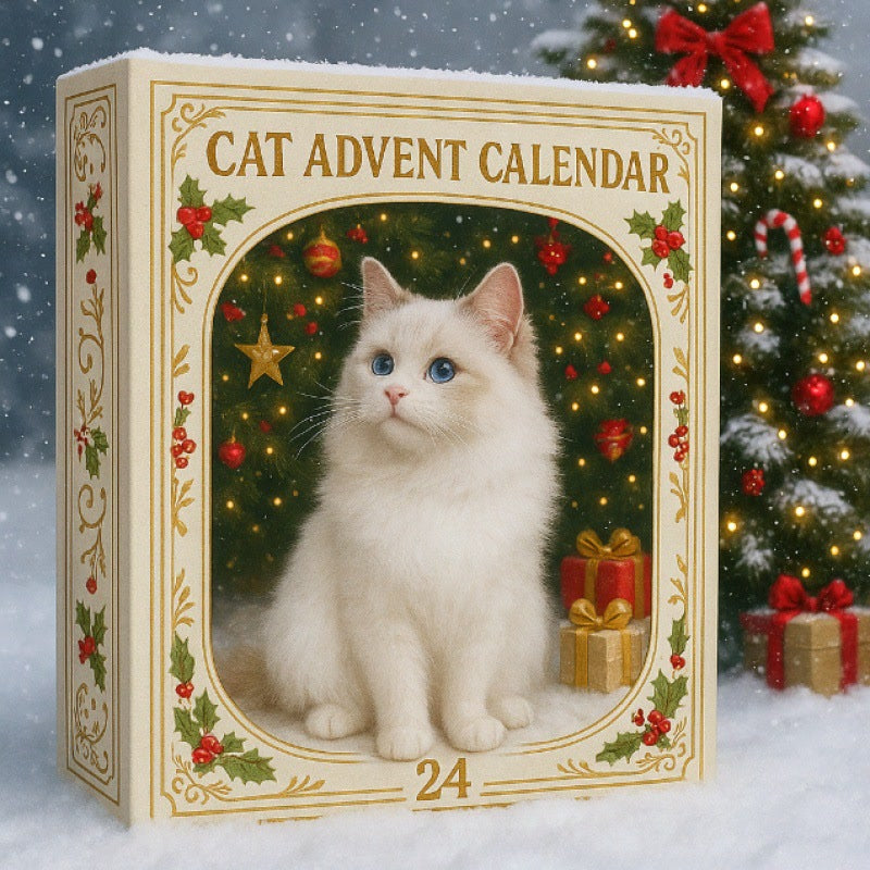 Adventskalender voor Kattenliefhebbers 2026 - 24 Kattenhangers