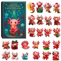 Axolotl Adventskalender 2026 - 24 Axolotl Kersthangers