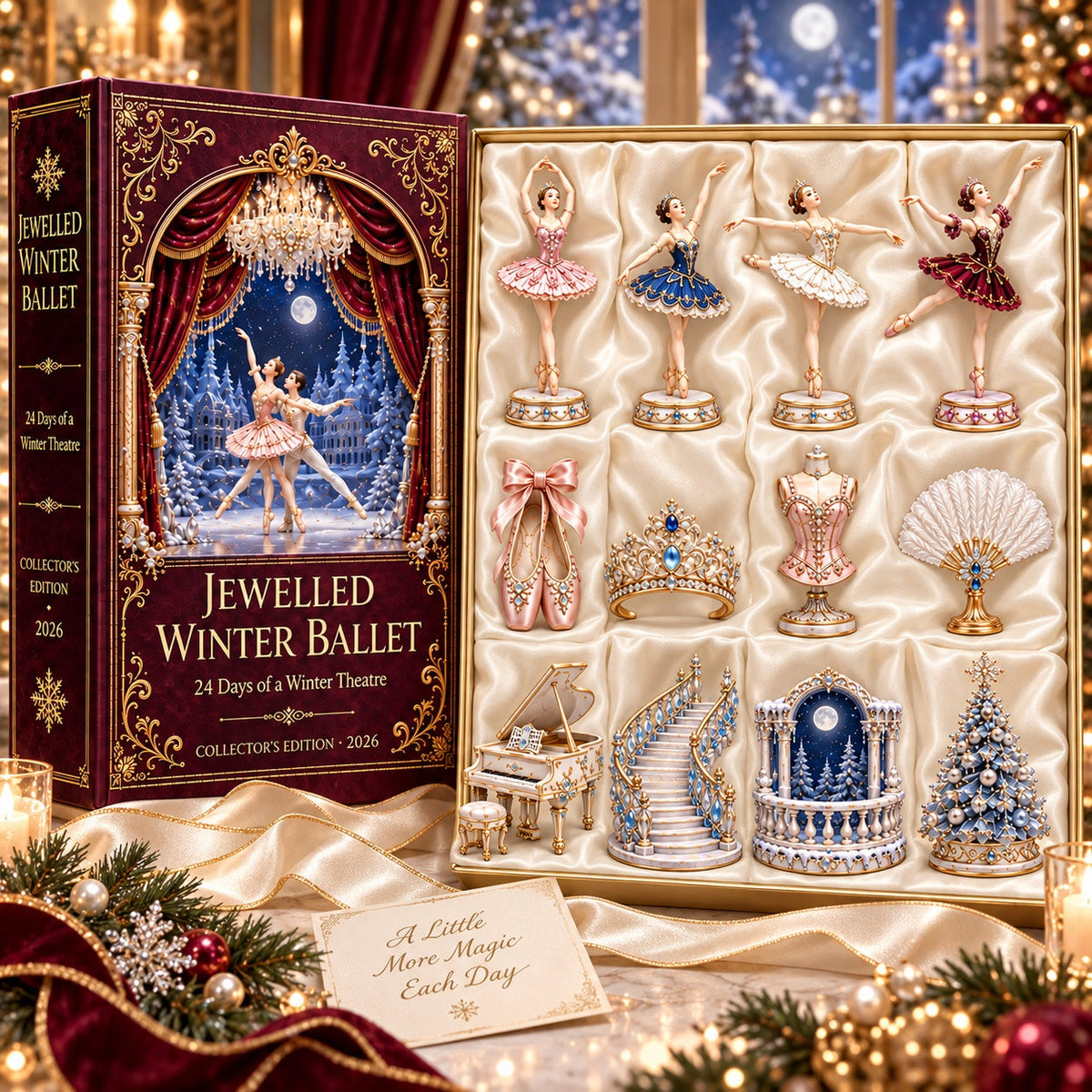 Ballet Adventskalender 2026 - 24 Fonkelende Winterse Balletminiaturen