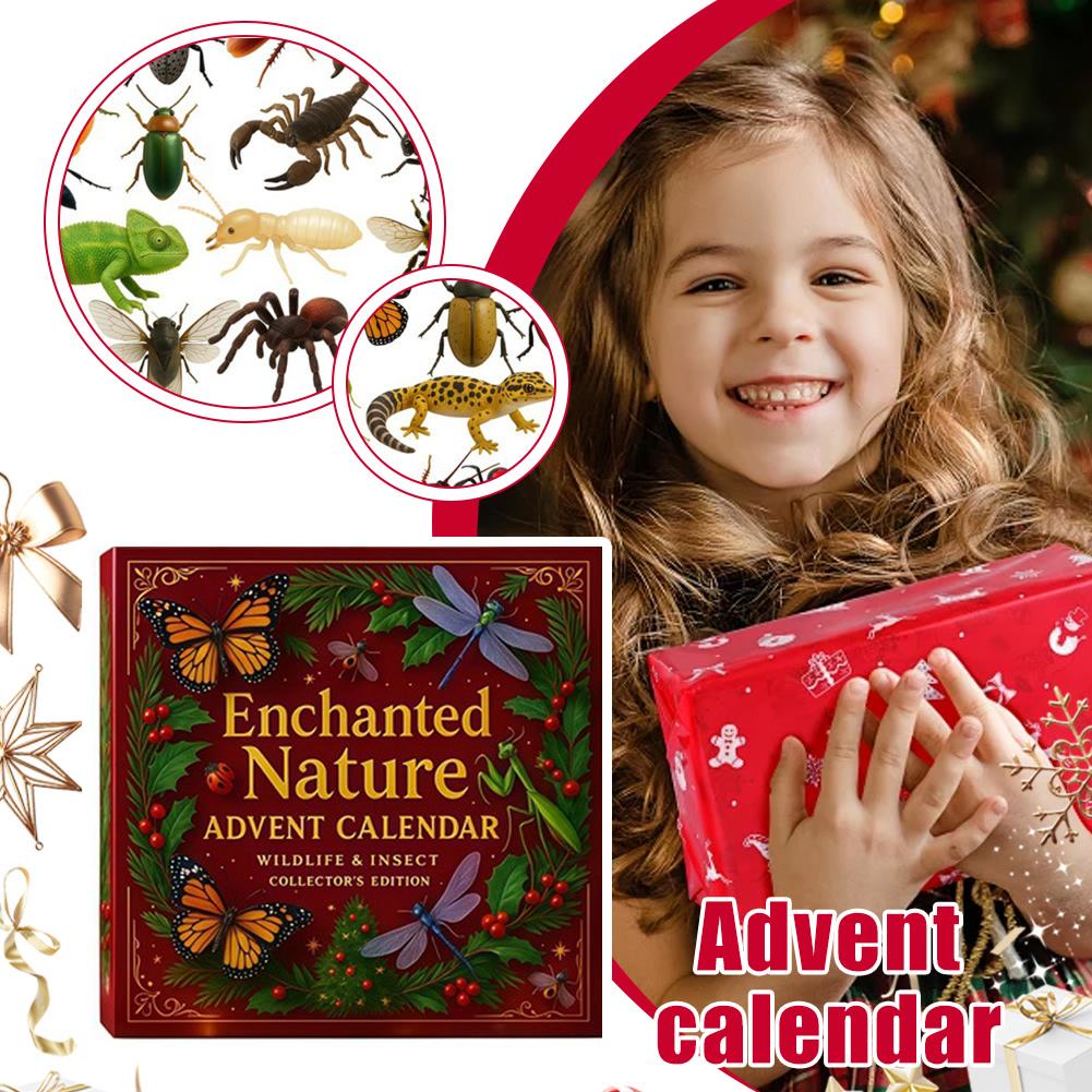 Betoverende Natuur Adventskalender 2026 - 24 Dieren- en Insectenhangers