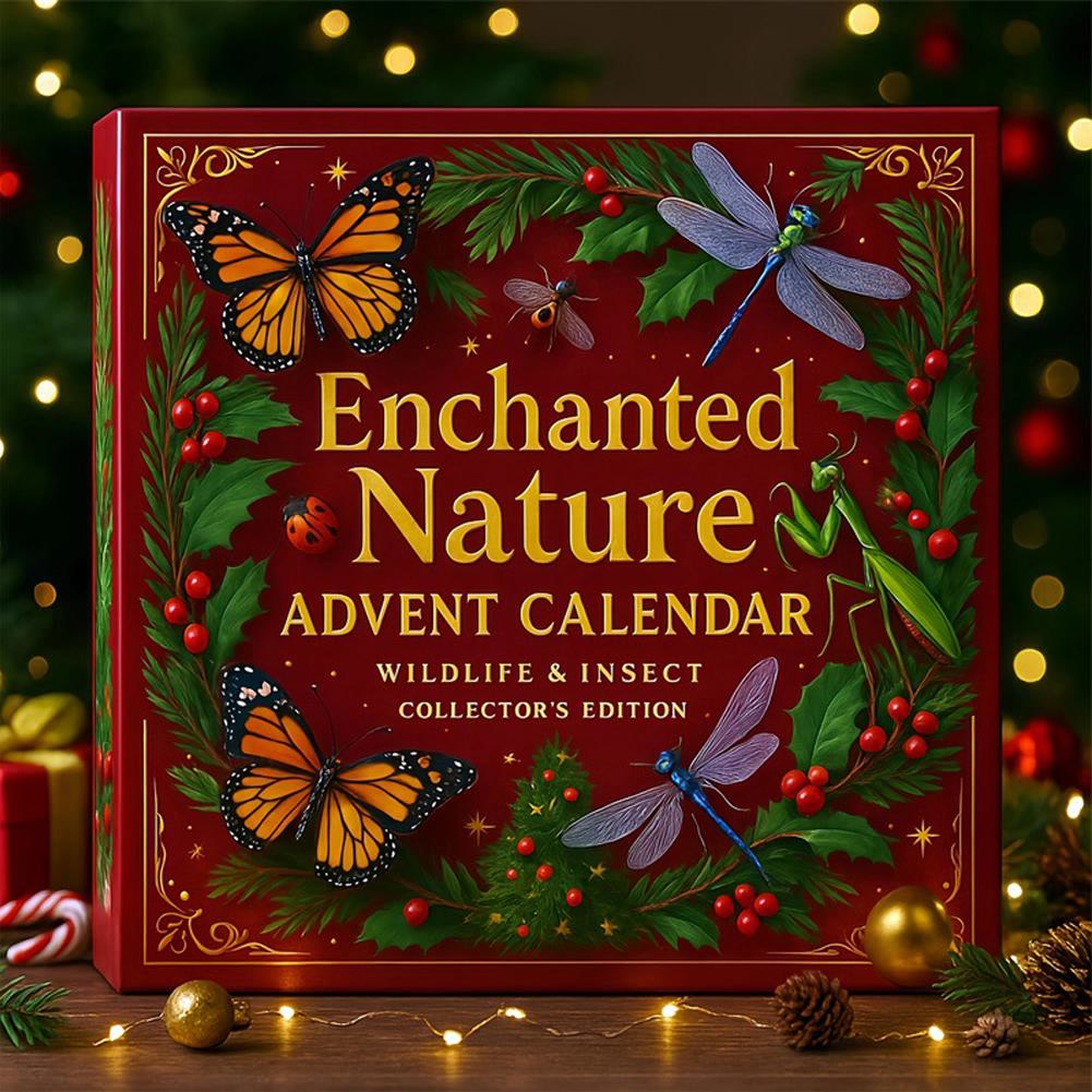 Betoverende Natuur Adventskalender 2026 - 24 Dieren- en Insectenhangers