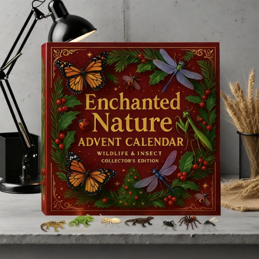 Betoverende Natuur Adventskalender 2026 - 24 Dieren- en Insectenhangers