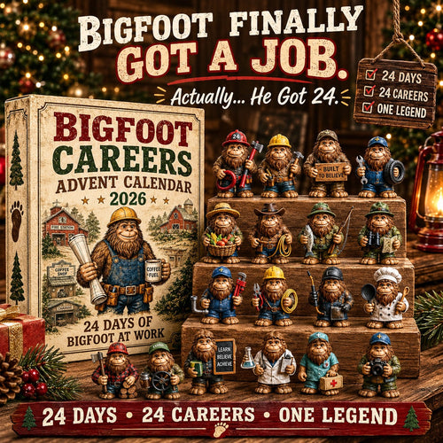 Bigfoot Beroepen Adventskalender 2026 - 24 Dagen Bigfoot aan het Werk