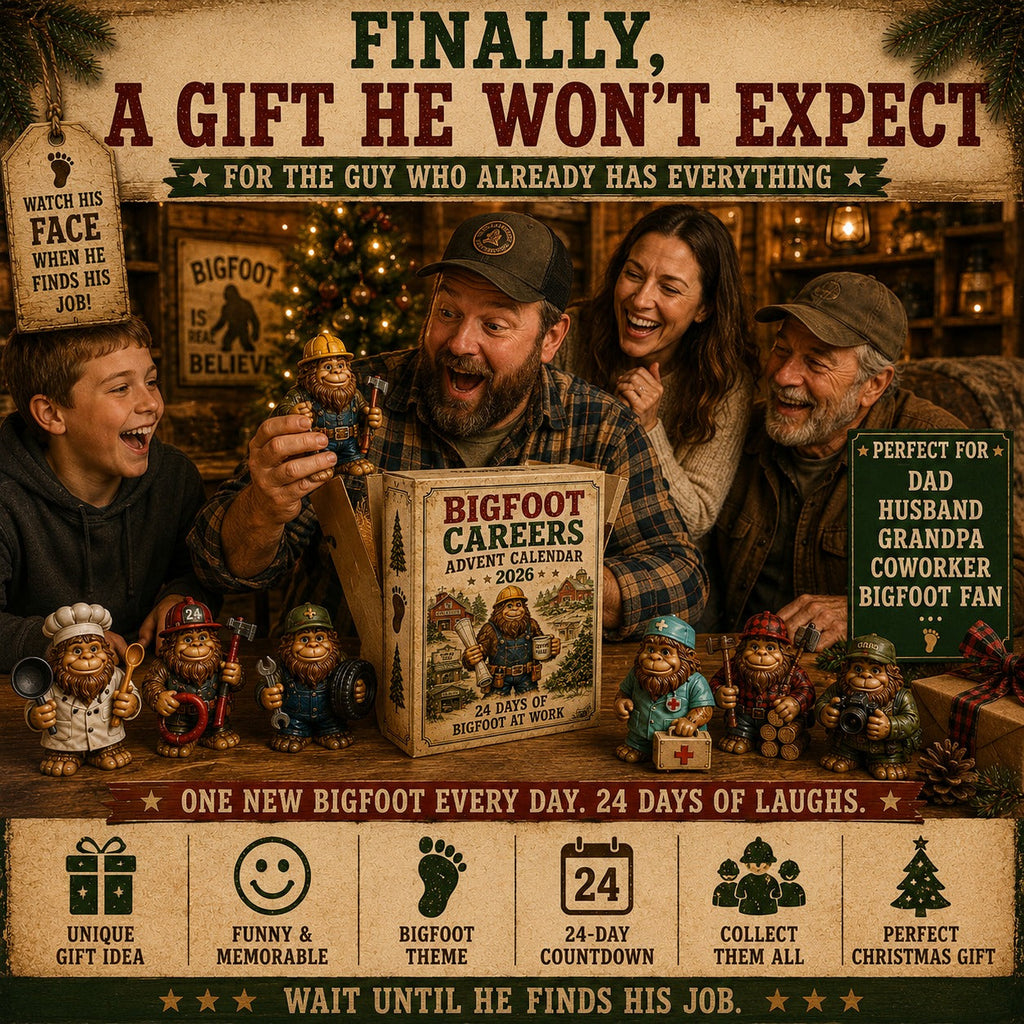 Bigfoot Beroepen Adventskalender 2026 - 24 Dagen Bigfoot aan het Werk