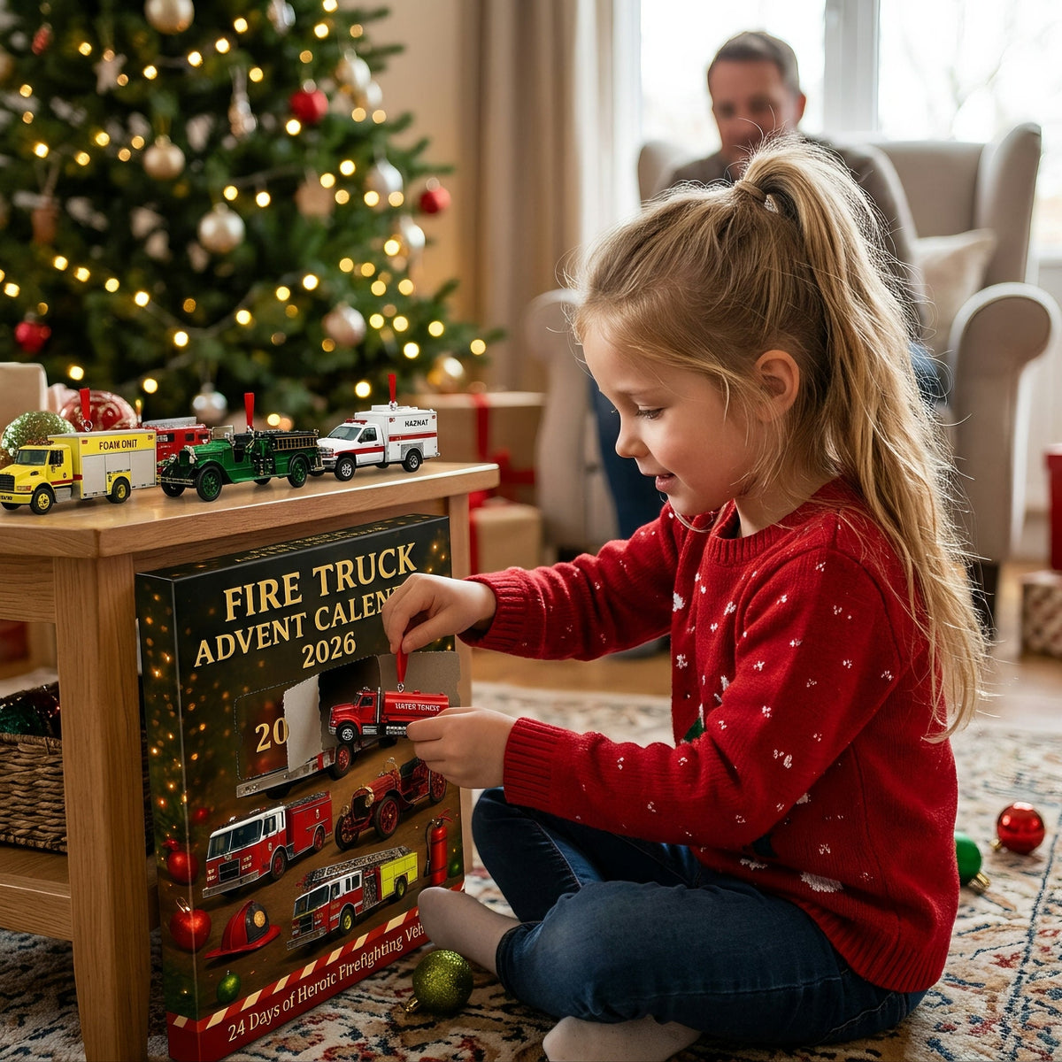 Brandweerauto Adventskalender 2026 - 24 Brandweervoertuigen