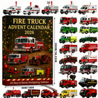 Brandweerauto Adventskalender 2026 - 24 Brandweervoertuigen