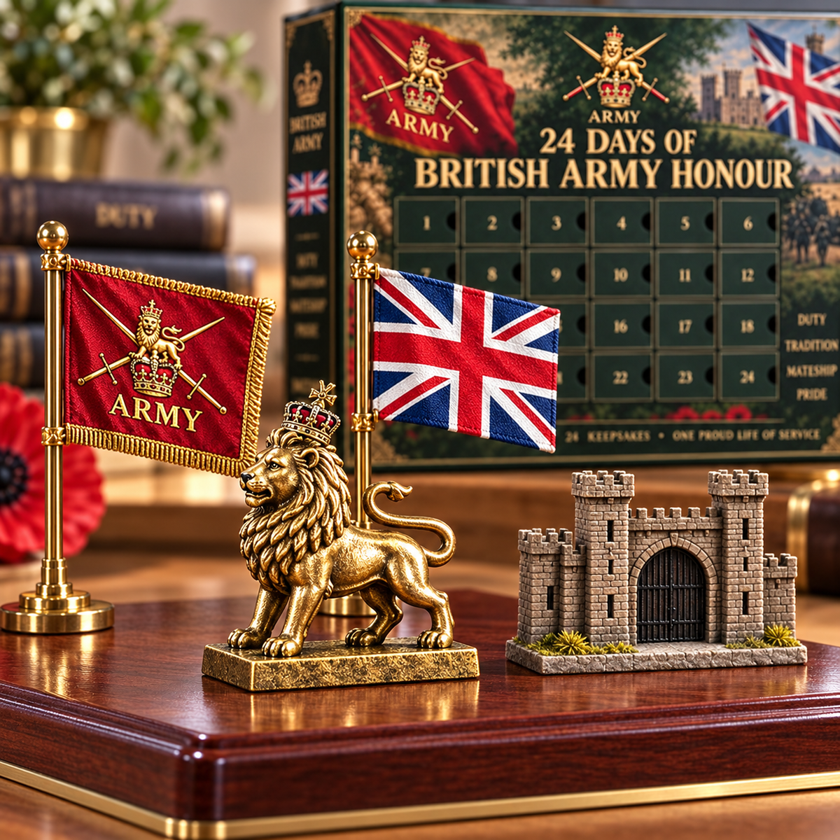 Britse Leger Adventskalender 2026 - 24 Militaire Aandenkens