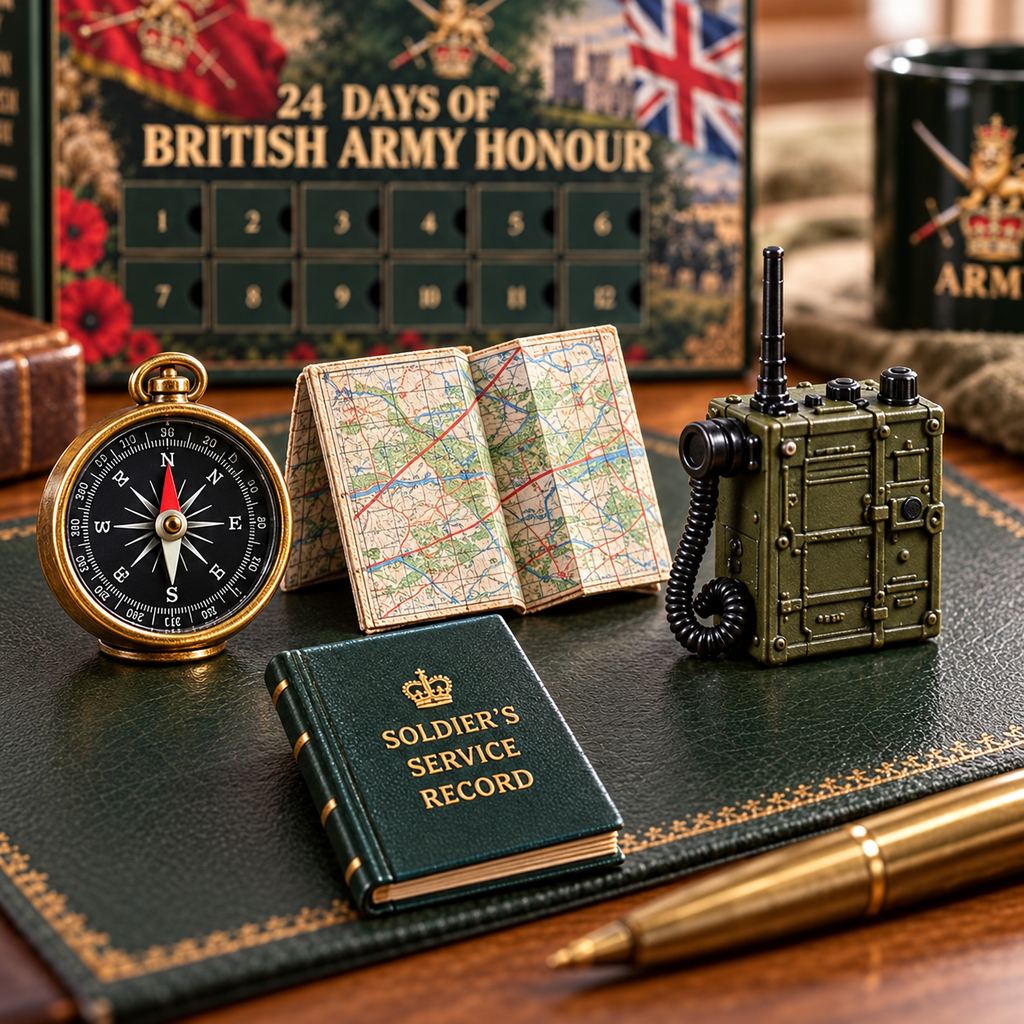 Britse Leger Adventskalender 2026 - 24 Militaire Aandenkens