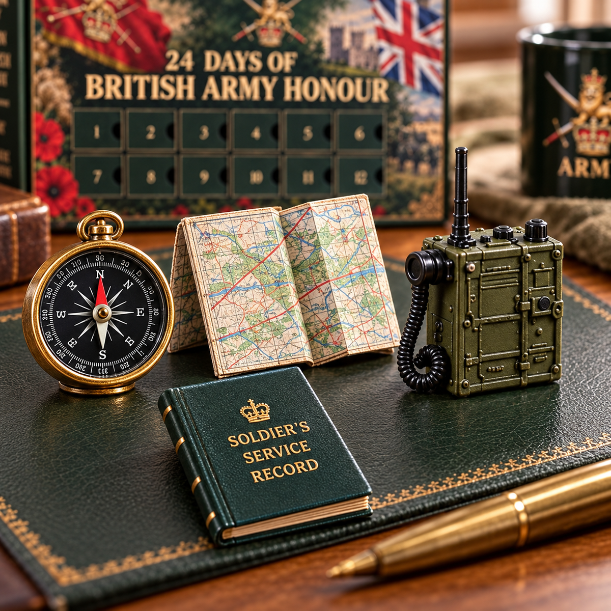 Britse Leger Adventskalender 2026 - 24 Militaire Aandenkens