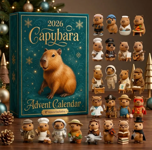 Capibara Adventskalender 2026 - 24 Knuffelige Verrassingen