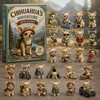 Chihuahua Adventskalender 2026 - 24 Chihuahua Hangers