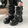 VogueVista Thick-Sole Boots