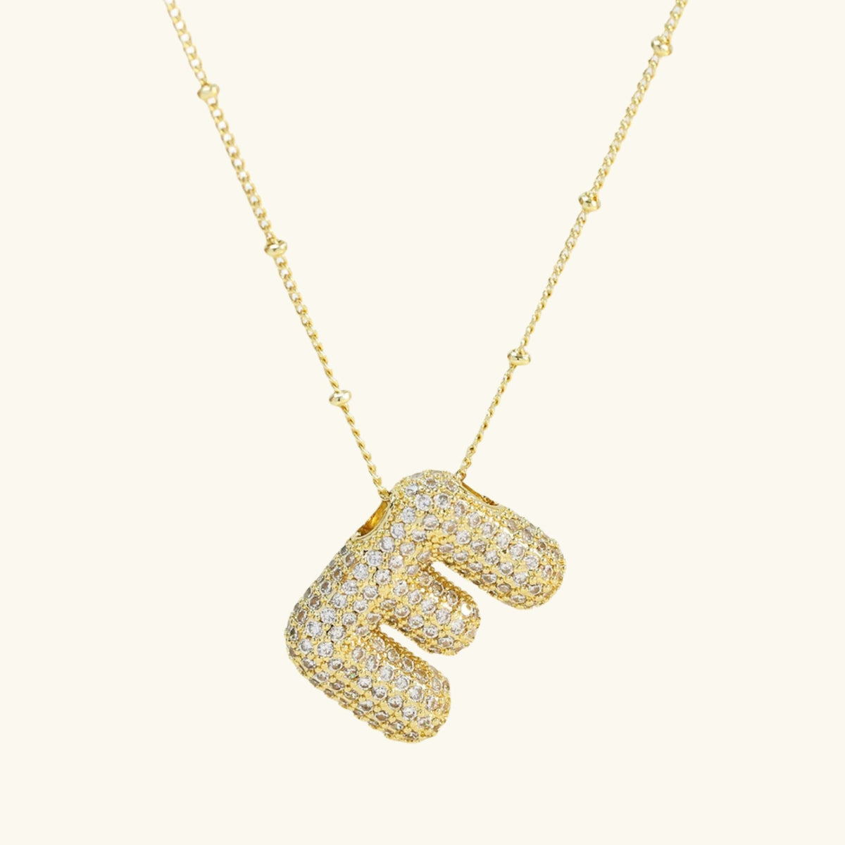 Bubble Letter Necklace