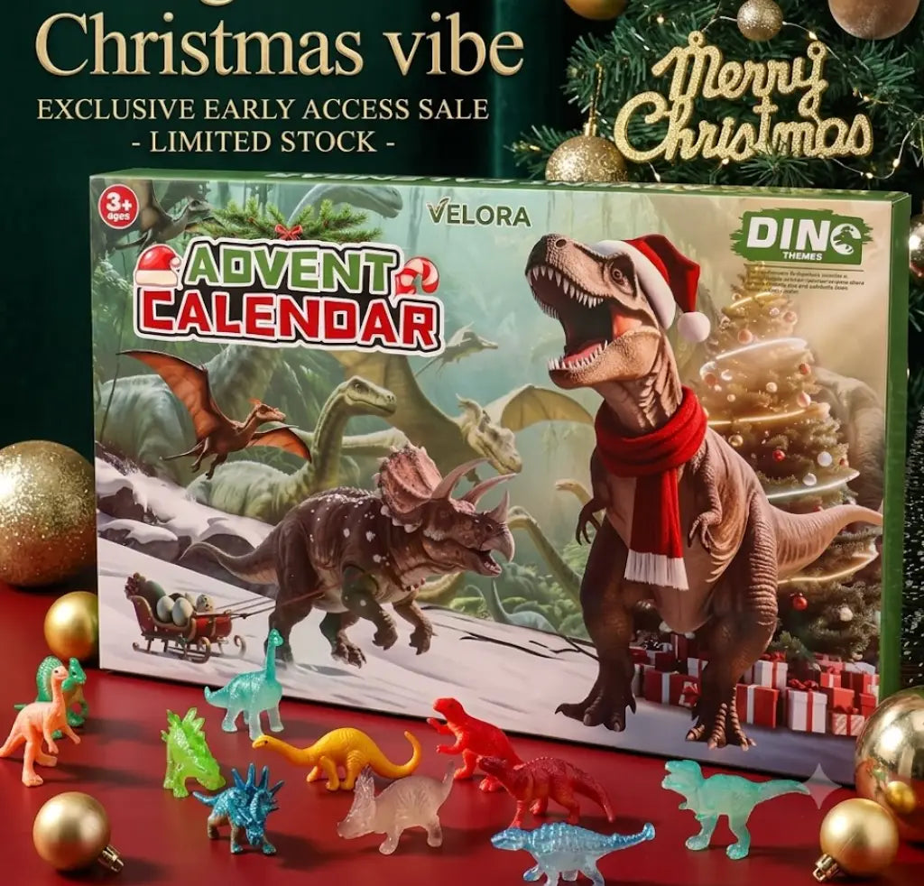 Dino Adventskalender 2026 - 24 Dinosaurusfiguurtjes