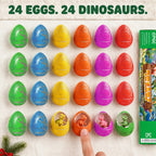 Dinosaurusei Adventskalender 2026 - 24 Dino-eieren die Uitkomen in Water