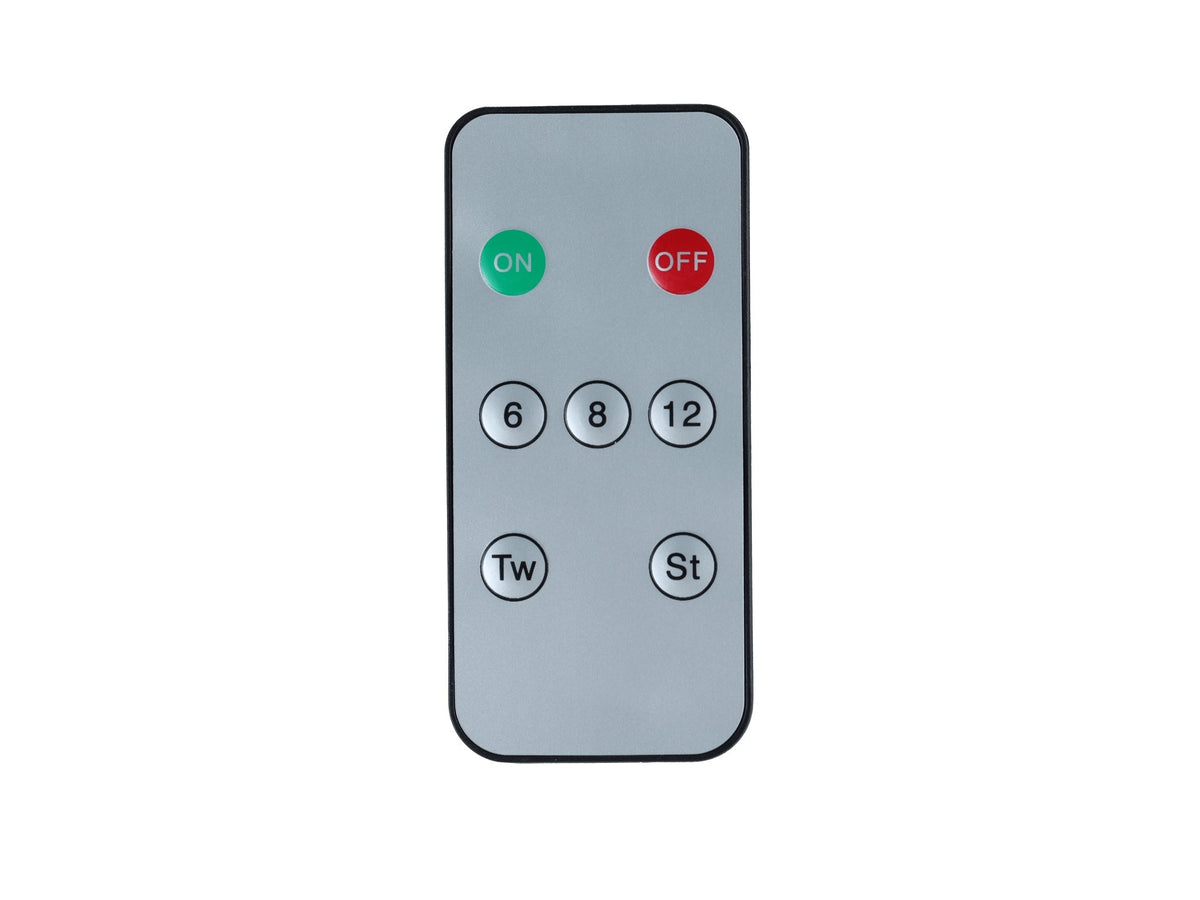 Draadloze Raamkaarsen met Afstandsbediening en Timer - Set van 4, Messing
