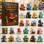 Drakenbibliotheek Adventskalender 2026 - 24 Drakenhangers