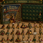 Duitse Herder Adventskalender 2026 - 24 Duitse Herder Figuurtjes