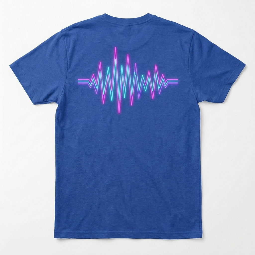 Elektrische Vibratie T-shirt achterkant