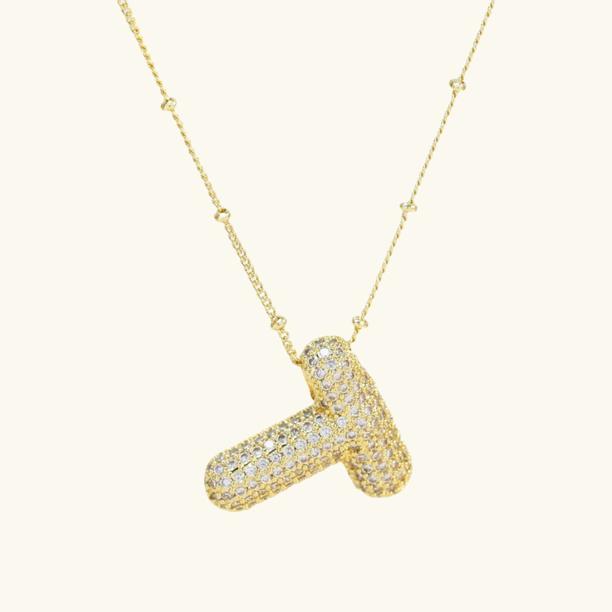 Bubble Letter Necklace