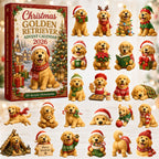 Golden Retriever Adventskalender 2026 - 24 Hangers