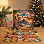 Hawaiiaanse Gekke Vriendjes Adventskalender 2026 - Eilandornamenten