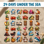 Hawaiiaanse Gekke Vriendjes Adventskalender 2026 - Eilandornamenten