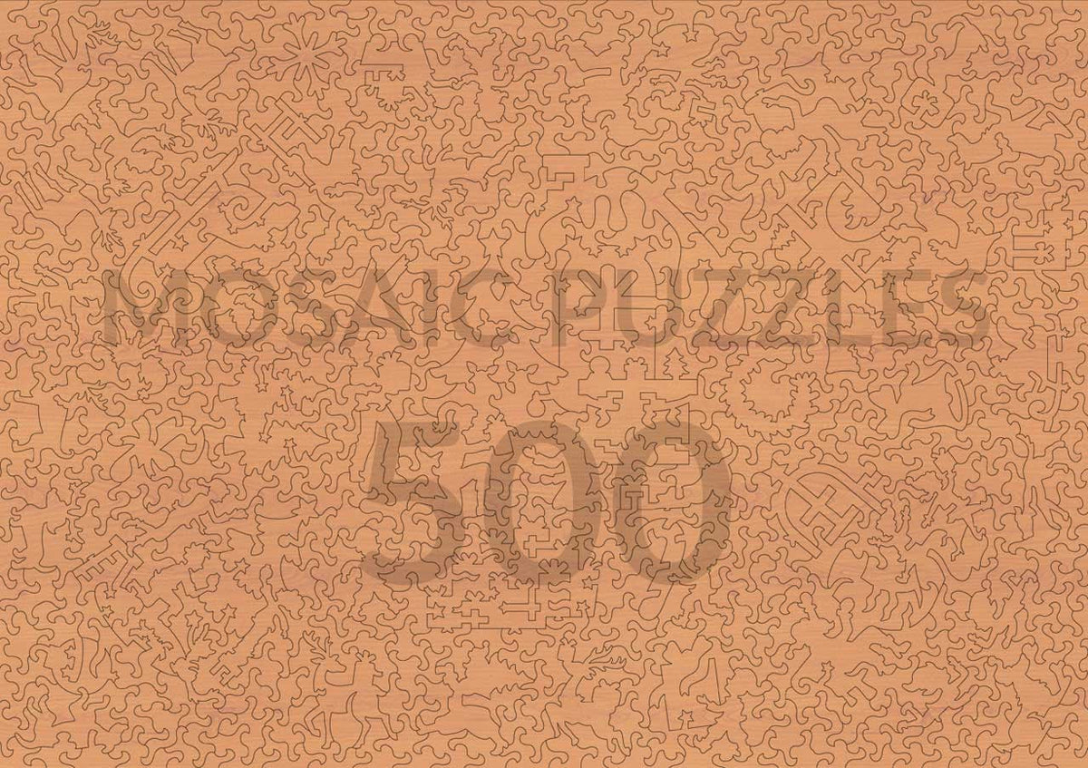 Houten Kerstpuzzel - Unieke Puzzelstukjes voor Volwassenen en Gezin