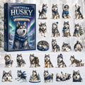 Husky Adventskalender 2026 - 24 Acryl Huskyhangers