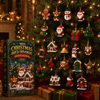 Kerst Bouwsteen Adventskalender 2026 - 24 Mini Bouwsteenornamenten