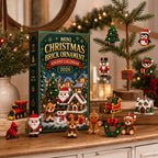 Kerst Bouwsteen Adventskalender 2026 - 24 Mini Bouwsteenornamenten