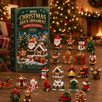 Kerst Bouwsteen Adventskalender 2026 - 24 Mini Bouwsteenornamenten
