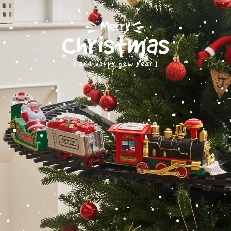 Kerstboomtrein - Elektrische Kersttrein met Licht en Geluid