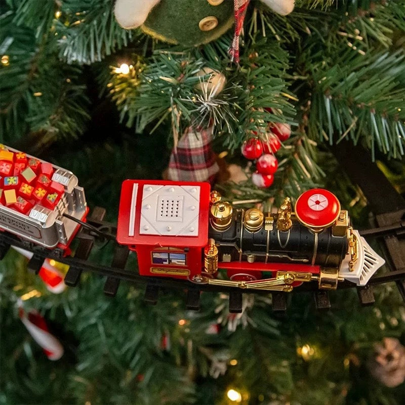 Kerstboomtrein - Elektrische Kersttrein met Licht en Geluid