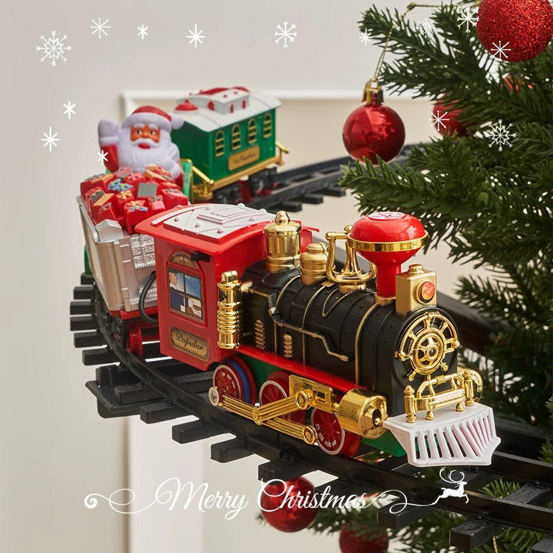 Kerstboomtrein - Elektrische Kersttrein met Licht en Geluid