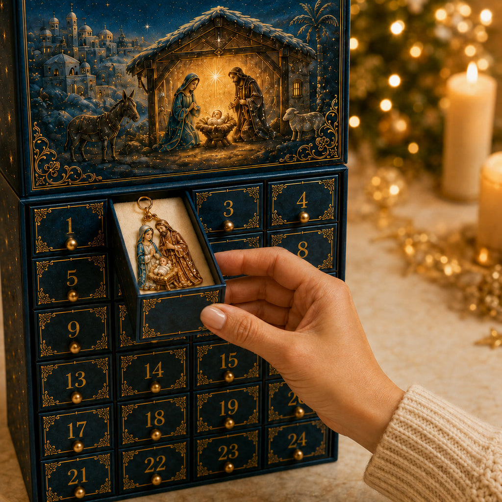 Kerststal Adventskalender 2026 - 24 Kerstornamenten
