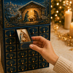 Kerststal Adventskalender 2026 - 24 Kerstornamenten