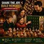 Kippen Adventskalender 2026 - 24 Kerstkippen Figuurtjes