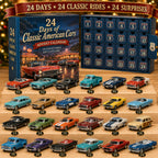 Klassieke Amerikaanse Auto's Adventskalender 2026 - 24 Die-cast Oldtimers