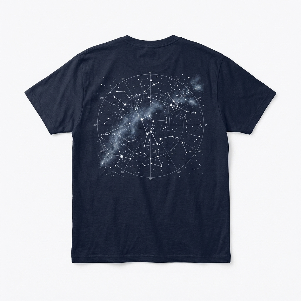 Kosmische Drift T-shirt achterkant