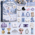 Kunstschaats Adventskalender 2026 - 24 Acryl Bedeltjes, Cadeau voor Schaatsers